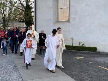 Vigília Pascal em Frauenfeld